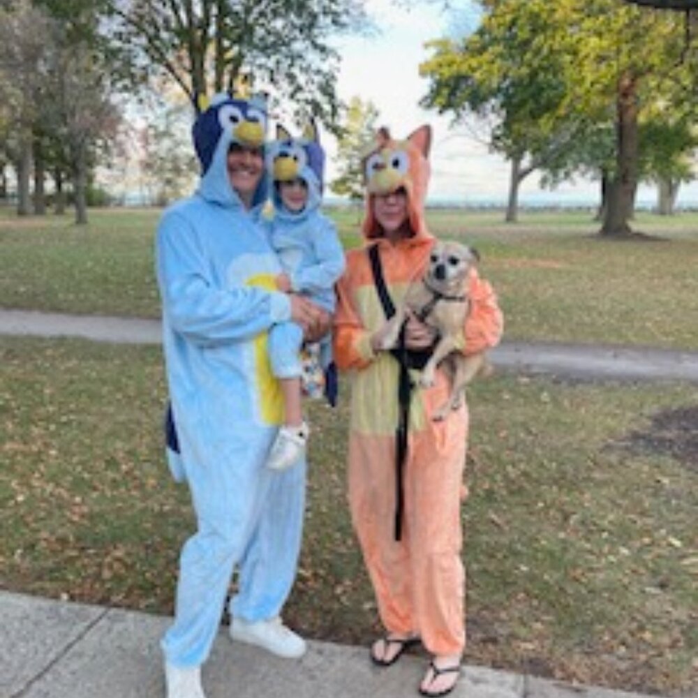 Adult Chilli Jumpsuit Costume - Bluey